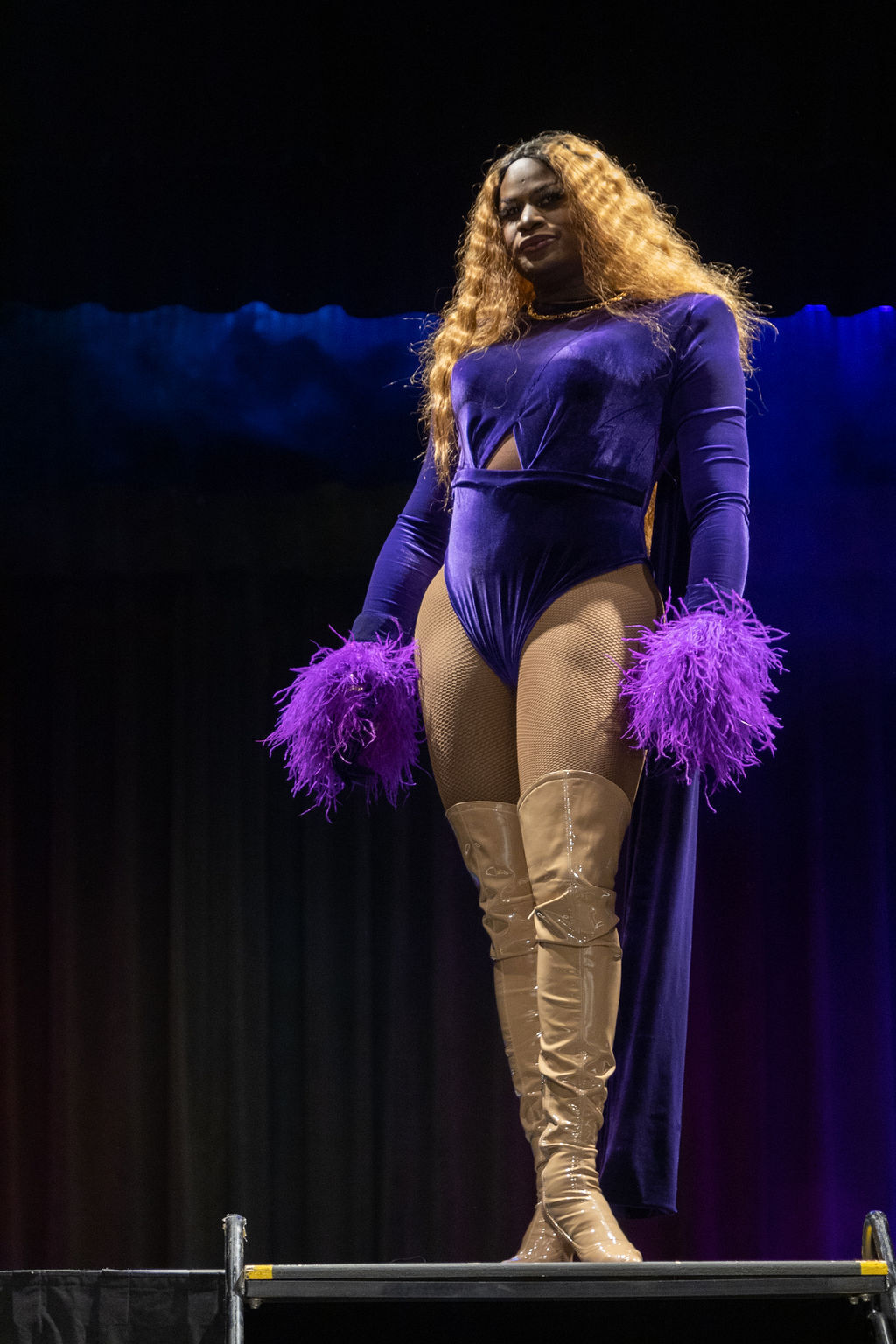 Interprete in primo piano La La Ri da Drag Race di RuPaul